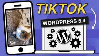 How to EMBED TIKTOK VIDEO in WordPress Website ADD TIK TOK VIDEOS WordPress 5.4 NEW Content Block