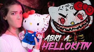 ABRÍ UN PELUCHE DE HELLO KITTY…  *su verdadera cara es diabolica*