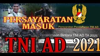 persyaratan masuk Bintara TNI AD 2021