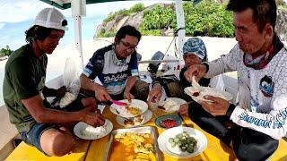 HARI KETIGA MANCING MASIH ADA REJEKI NYA LANGSUNG MASAK DI PINGGIR PULAU - DAY 3