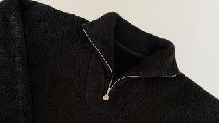 SEWING COLLAR SWEATSHIRT | Damla Toral