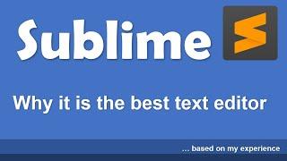 Why Sublime Is The Best Text Editor... Sublime MultiLine Find And Replace