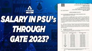 PSU Salary Through GATE | Salary In PSU'S After GATE 2023 | GATE PSU Salary | GATE 2023
