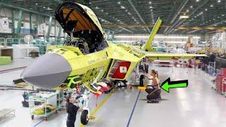 Gripen Factory️ Manufacturing SAAB Fighter Jet JAS-39 SuperSonic Production - Assembly line
