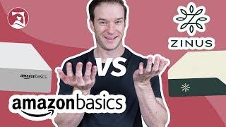 Zinus Vs AmazonBasics Comparison - Which Online Mattress Wins Out?