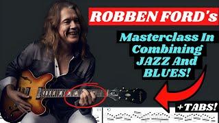 This LEGENDARY Solo Blends FUSION and BLUES Perfectly!!! ROBBEN FORD