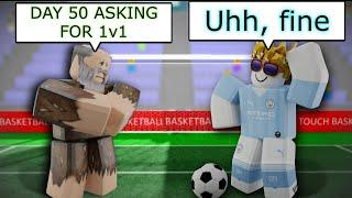 He Waited 50 DAYS to 1v1 Me in Touch Football... (Roblox Soccer)
