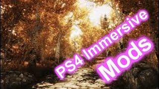(PS4)Top 13 Immersive Mods  For Skyrim Special Edition