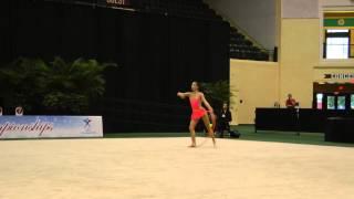 Julia Garbuz - Hoop Finals - 2013 U.S. Rhythmic Championships