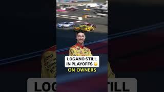 Joey Logano still in the playoffs! #nascarracing #nascar #racing #nascarfan