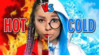 Hot vs Cold Challenge || Girl on Fire vs Icy Girl relatable musical by La La Life (Music Video)