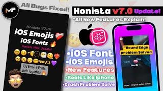 Honista V7.1 Update | iOS Emojis+Fonts On Android Instagram | iOS Instagram For Android