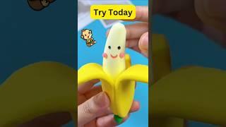 Make a CUTE Banana DIY Craft in 5 Minutes | #shortsfeed #diy #craft #love