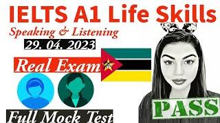 Life Skills A1 IELTS UKVI Spouse Visa Test||Speaking & Listening|| Recent Topics Full Mock Test 2023