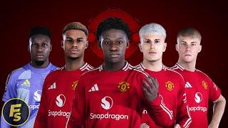 Manchester United Facepack 2024/25 - PES 2021 & FL24