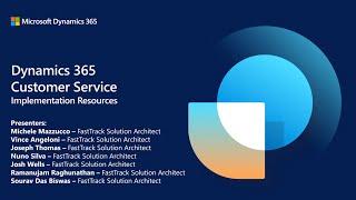 Implementation Optimization resources - D365 Customer Service | Dynamics 365 TechTalk