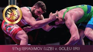 GOLD FS - 97 kg: M. GOLEIJ (IRI) v. M. IBRAGIMOV (UZB)