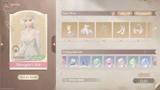 Infinity Nikki Craft Silvergale's Aria Crafting Materials Miracle Outfit Guide