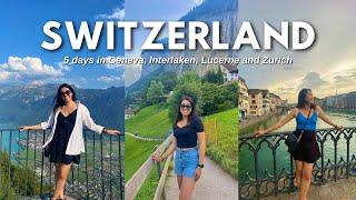 FIRST TIME TRAVELLING TO SWITZERLAND // 5 Days in Geneva, Interlaken, Lucerne and Zurich 