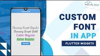 How to Add Custom Font Over Text? | Flutter Widgets Tutorial [Hindi]