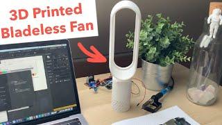 3D Printed BLADELESS FAN for your Desk!