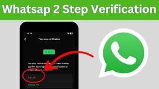 Turn On 2 Step Verification WhatsApp | No more Hacking | 2 step verification kaise on kare 2024