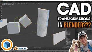 CAD Style Movement and Transformations...IN BLENDER?
