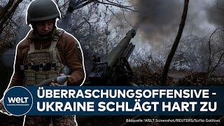 PUTINS KRIEG: Ukraine geht in die Offensive - Schwere Kämpfe in der Region Kursk