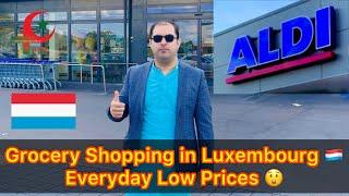 Grocery Shopping in Luxembourg  | Aldi Supermarket Prices, Review | Everyday Low Prices | Vlog