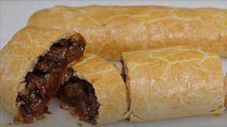 Appetising Dual-Filling Pastry! From @BackyardChef .Enjoy your dinner!