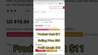 WINNING PRODUCTS FOR DROPSHIPPING | TikTok AD Case Study | Hair Remover #dropshipping #winningp