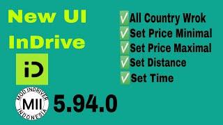 New UI Mod InDrive Real 5.94.0 AllCountry Wrok (Setting Language Apps English Only )