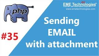 How to send email with Attachment in Core PHP