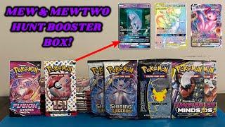 INSANE PULLS!! This $300 MEW and MEWTWO HUNT BOOSTER BOX contains some AMAZING PACKS!!
