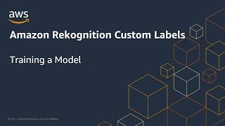 Training A Rekognition Custom Labels Model | Amazon Web Services