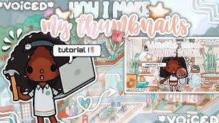 How I make my *AESTHETIC* THUMBNAILS || *VOICED️* || Toca Boca Life World 