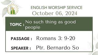 No such thing as good people (OCT. 06, 2024)