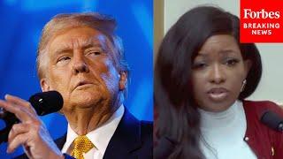 'If We Are Lucky He Will Find Him A Cellmate Soon As Well': Jasmine Crockett Hammers Donald Trump