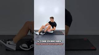 4 Core Exercises You Should Do Everyday (Increase Core Strength!) #corestrength