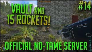 VAULT AND BASE UPGRADES! | Official PvP No-Tame Server w/ EXFIB0 | S2E14 | ARK Let's Play