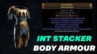 POE 20 Divine INT STACKING Body Armour!