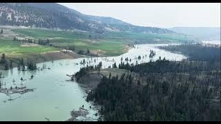 Chilcotin River Landslide - Before and After Full Extent