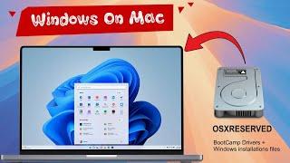 Windows on Mac | Copy Boot Camp Partition for installing Windows on Mac |  OSXRESERVED