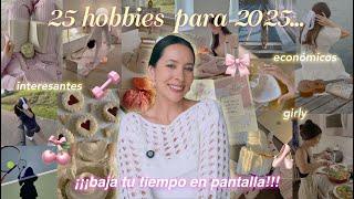 25 hobbies to get away from your cell phone in 2025 ‍️ | Nancy Loaiza