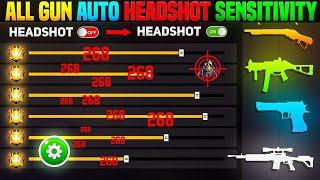 Free Fire Auto Headshot Trick 2024 Sensitivity | 2gb, 4gb, 6gb Ram Headshot Sensitivity Setting