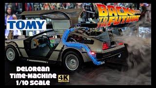 TOMY Die-Cast One-Tenth Scale Delorean Time Machine Vehicle Back to The Future Review & Unboxing