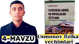 4-mavzu: To'gri chiziqli tekis harakat .Usmonov fizika +998945452582 Fazliddinov Diyorbek