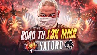 Yatoro back to TOP 1 MMR in the World - Road to 13k MMR Dota 2