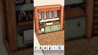 Cute Cottagecore Kitchen (No CC/ No Mods) - The Sims 4 Speed Build