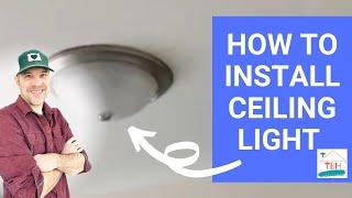 ️ How to Install Flush-Mount Ceiling Light Step-by-Step Instructions (Easy DIY Job)